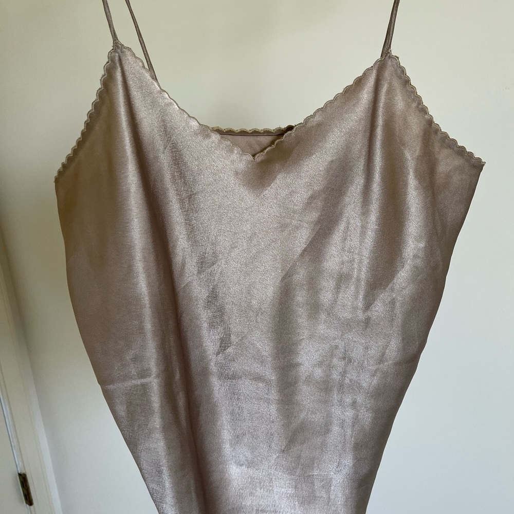 Gold shimmery top